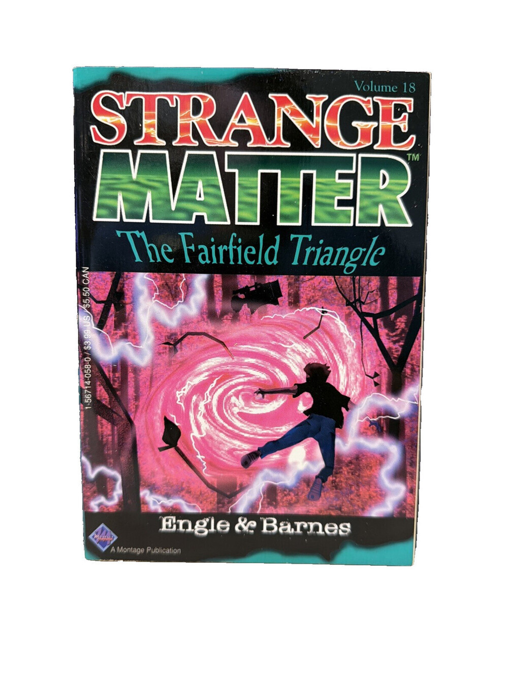 Strange Matter #18 Fairfield Triangle Engle & Barnes Vintage Paperback Montage